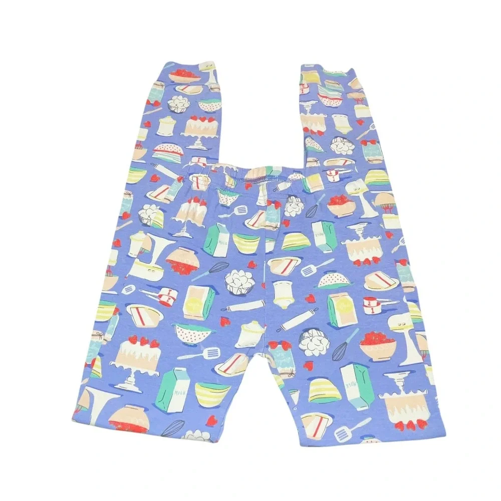 Carters Girls Sweet Treats Long Sleeve Pajamas Shirt & Pant Set Size 12 FLAWED